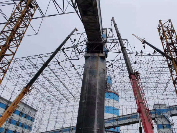 后安煤炭有限公司煤场封闭工程