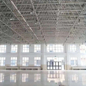 黎阳双语学校餐厅网架封闭工程