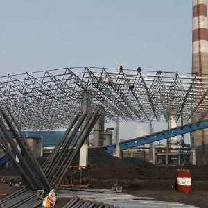 广富焦化厂煤棚封闭工程