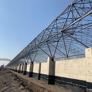 山西银丰煤炭运销有限公司10万平方煤场焊接球工程