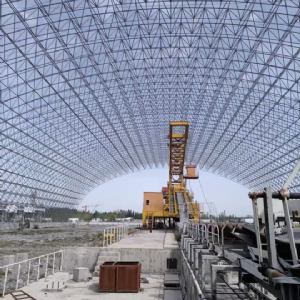 新疆金晖兆丰自备电站一期干煤棚网架