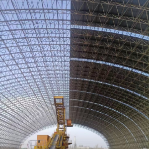 新疆金晖兆丰自备电站一期干煤棚网架