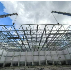 天津静湖供热站体育馆工程