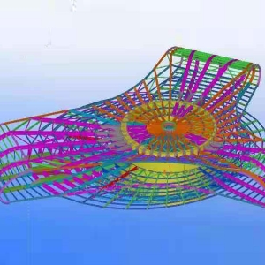 天津月沙滩钢结构项目