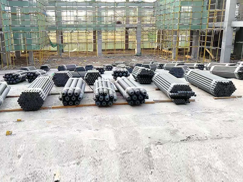 文化中心网架项目施工现场