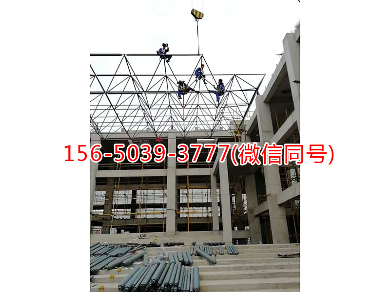 宴会厅网架项目施工现场