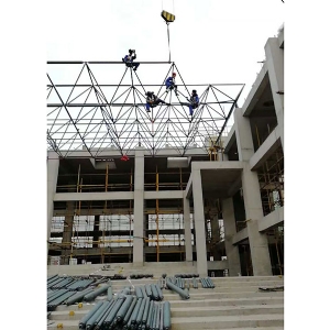 宴会厅网架项目施工现场